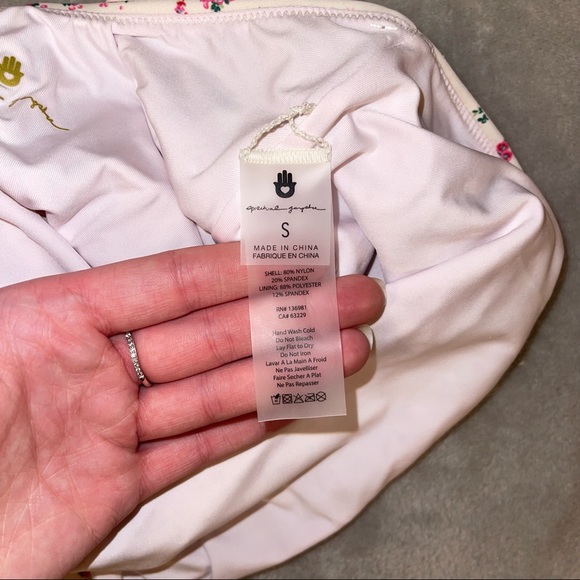 Spiritual Gangster NWT Namaste Raza Daisy Floral One Piece Suit Halter Swimsuit - Picture 8 of 11